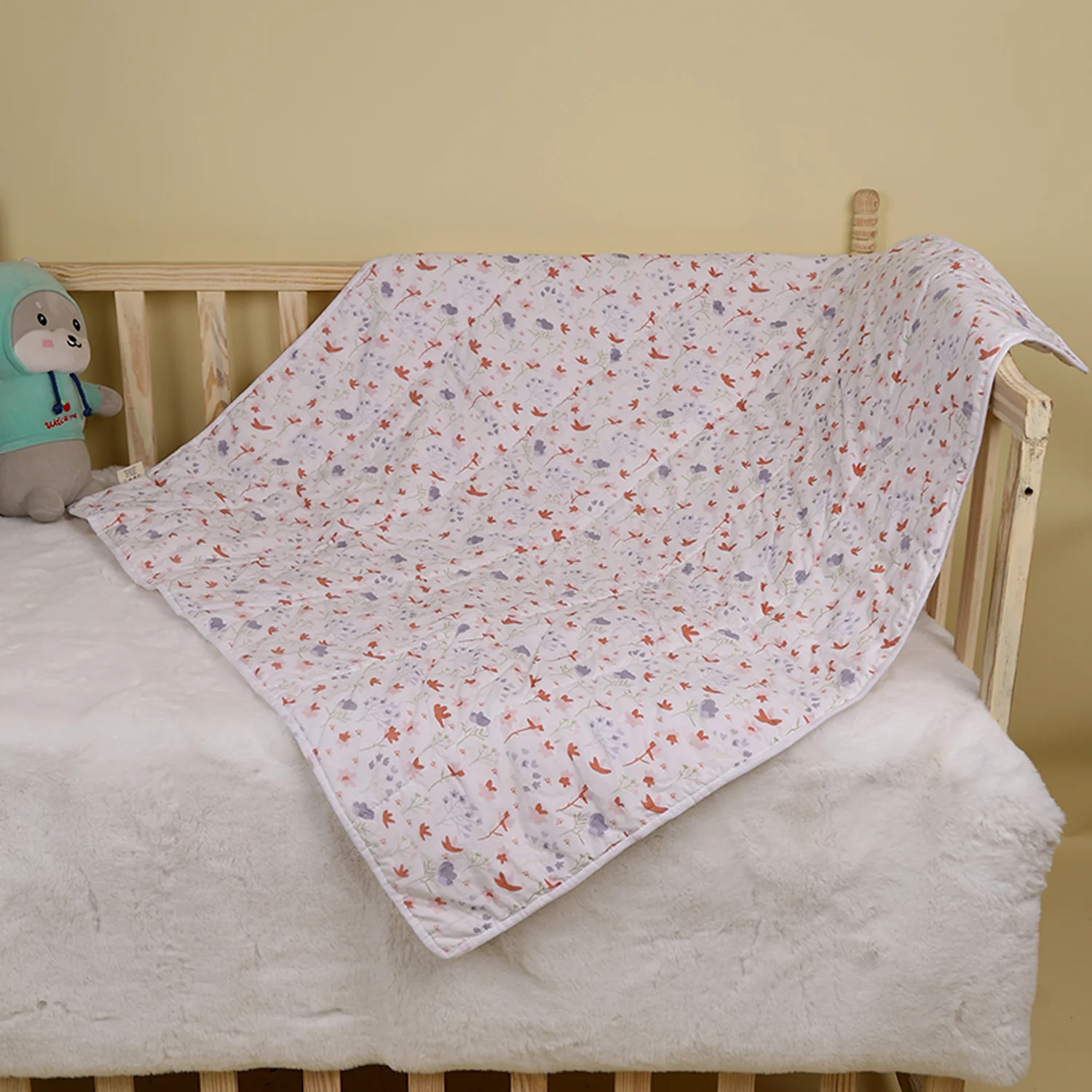 Ac Quilt Blanket cum Bedspread | 0-3 Years | 100X120 cm | Blossom - Image 5