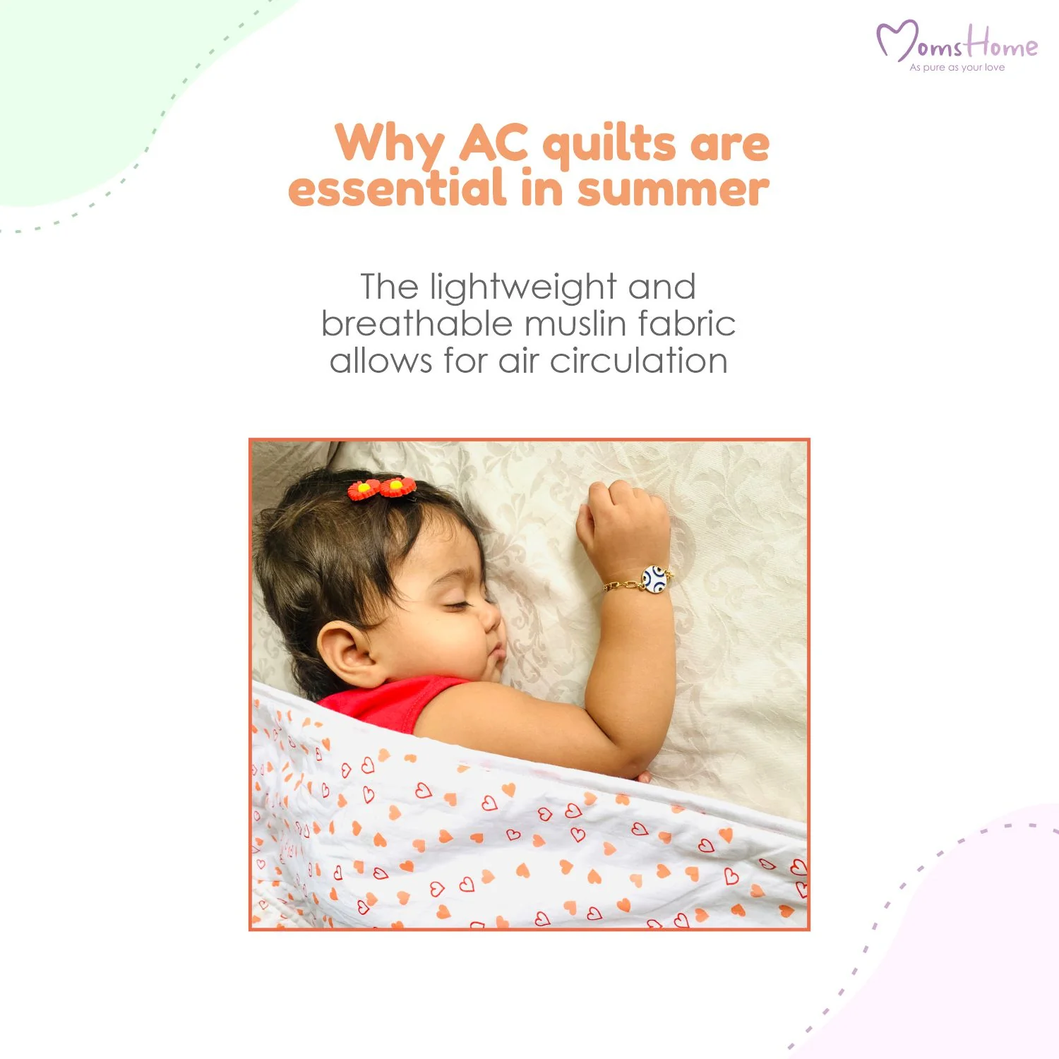 Ac Quilt Blanket cum Bedspread | 0-3 Years | 100X120 cm | Bloom - Image 12