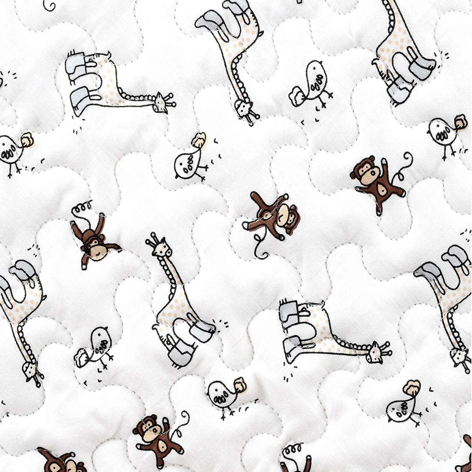 Ac Quilt Blanket cum Bedspread | 0-3 Years | 100X120 cm | Machine Washable | Jungle - Image 3