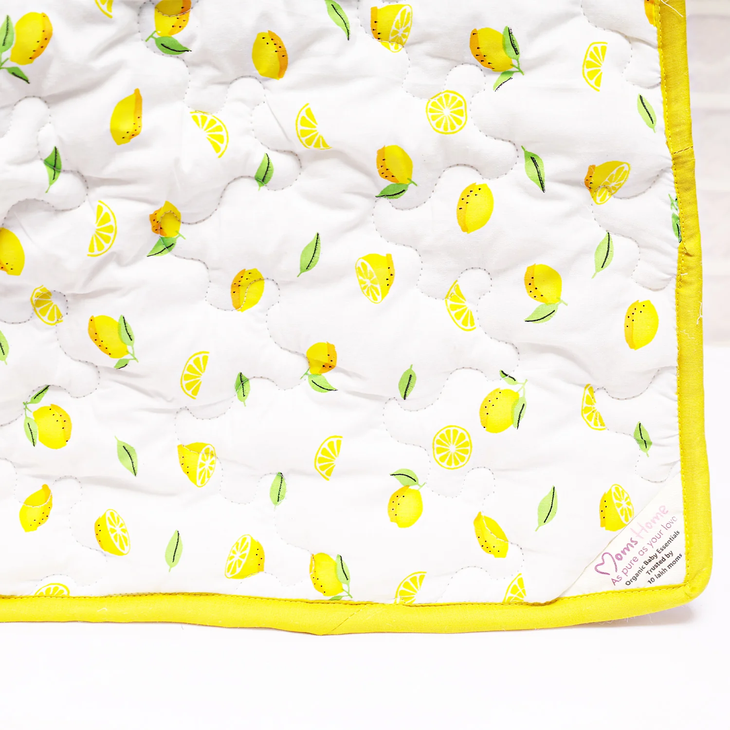 Ac Quilt Blanket cum Bedspread | 0-3 Years | 100X120 cm | Machine Washable | Lemon - Image 5