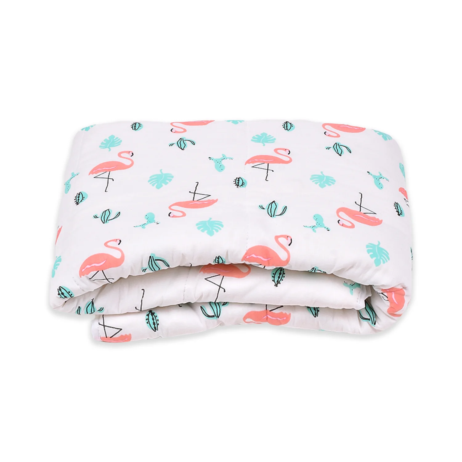 Baby Ac Quilt Blanket cum Bedspread- 0-3 Years - 100*120 cm - Flamingo - Image 3