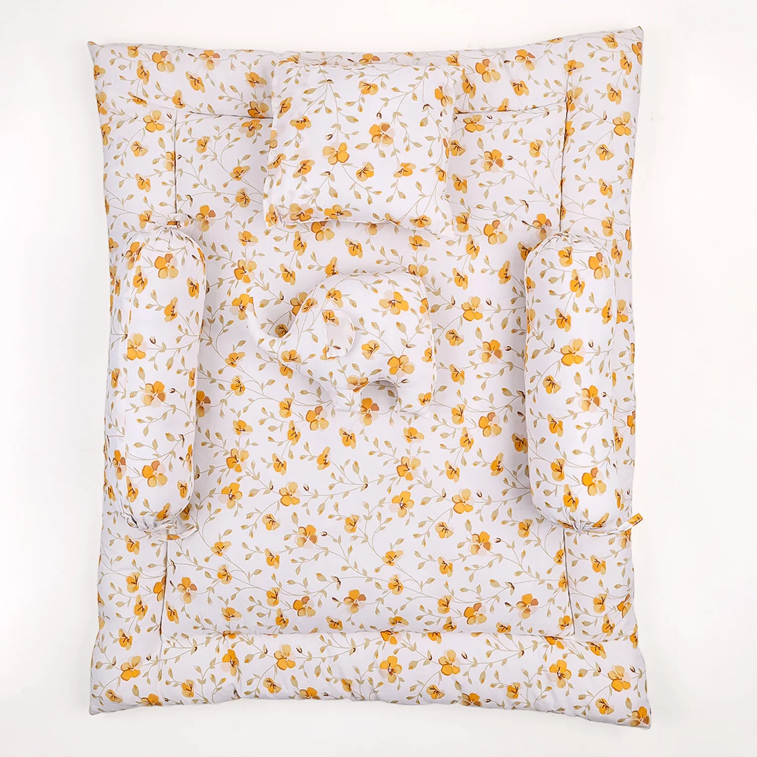 Baby Bedding Set With Mosquito Net, AC Quilt & Sleeping Bag | Bloom | Pack of 9 - Image 3