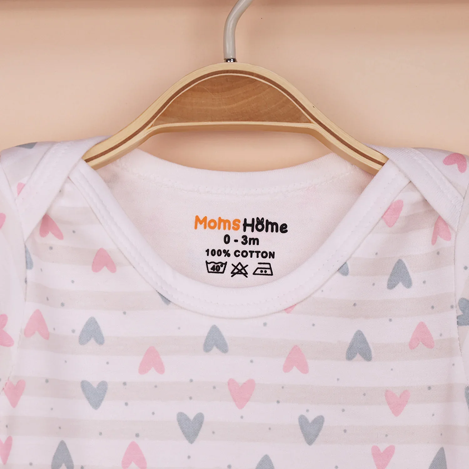 Baby Essential Gift Set | Baby Clothing Gift Combo | Pack of 5 | Little Hearts - Image 6