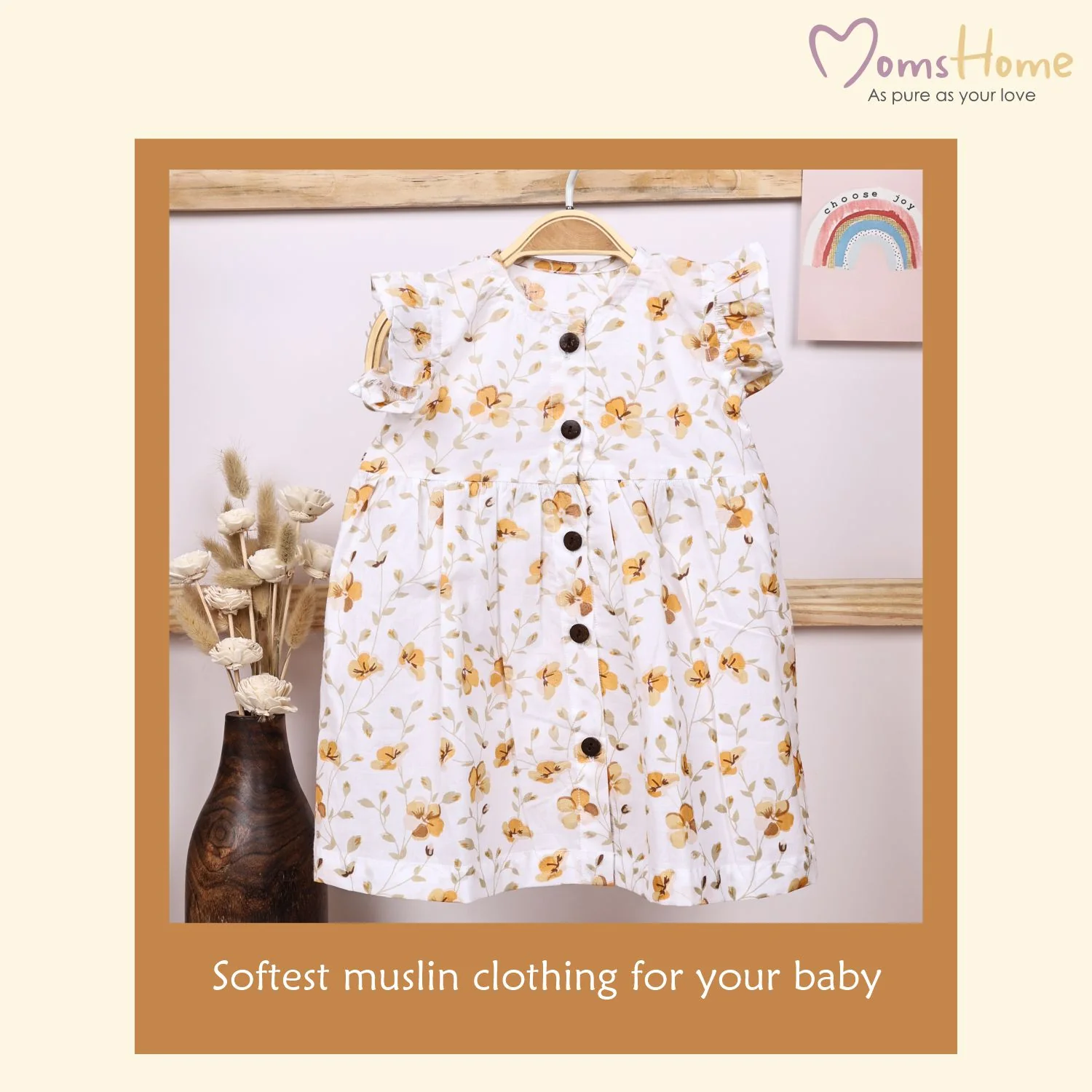 Baby Girl Organic Cotton Sleeveless Frock | Bloom - Image 7