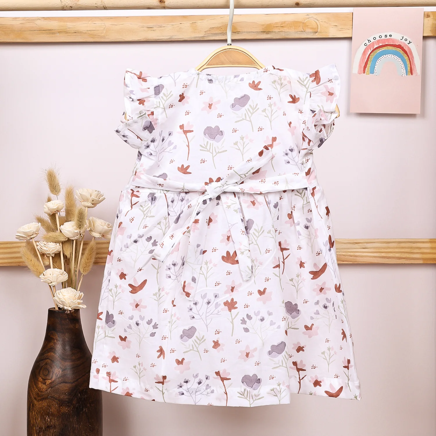 Baby Girl Organic Cotton Sleeveless Frock | Blossom - Image 3