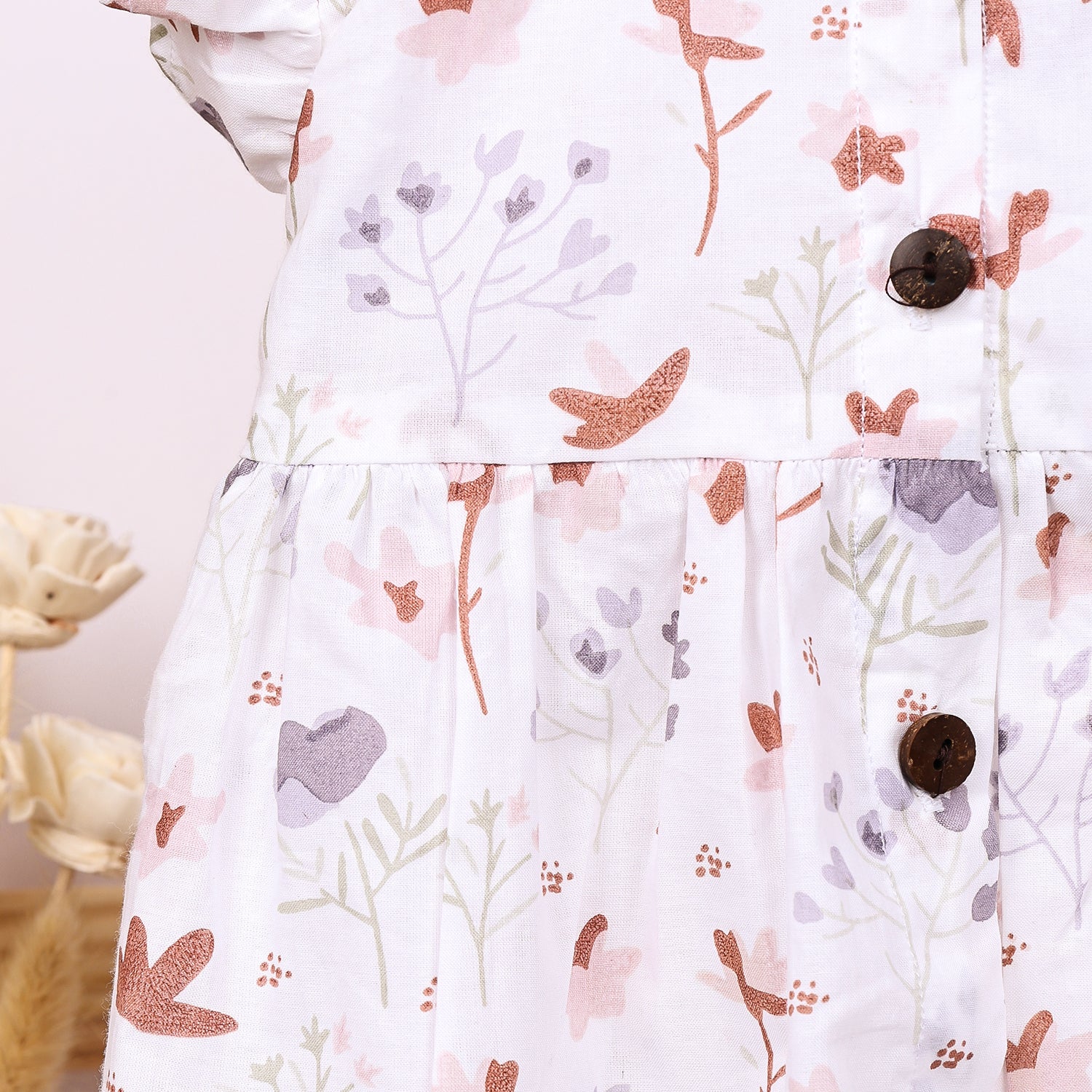 Baby Girl Organic Cotton Sleeveless Frock | Blossom - Image 7