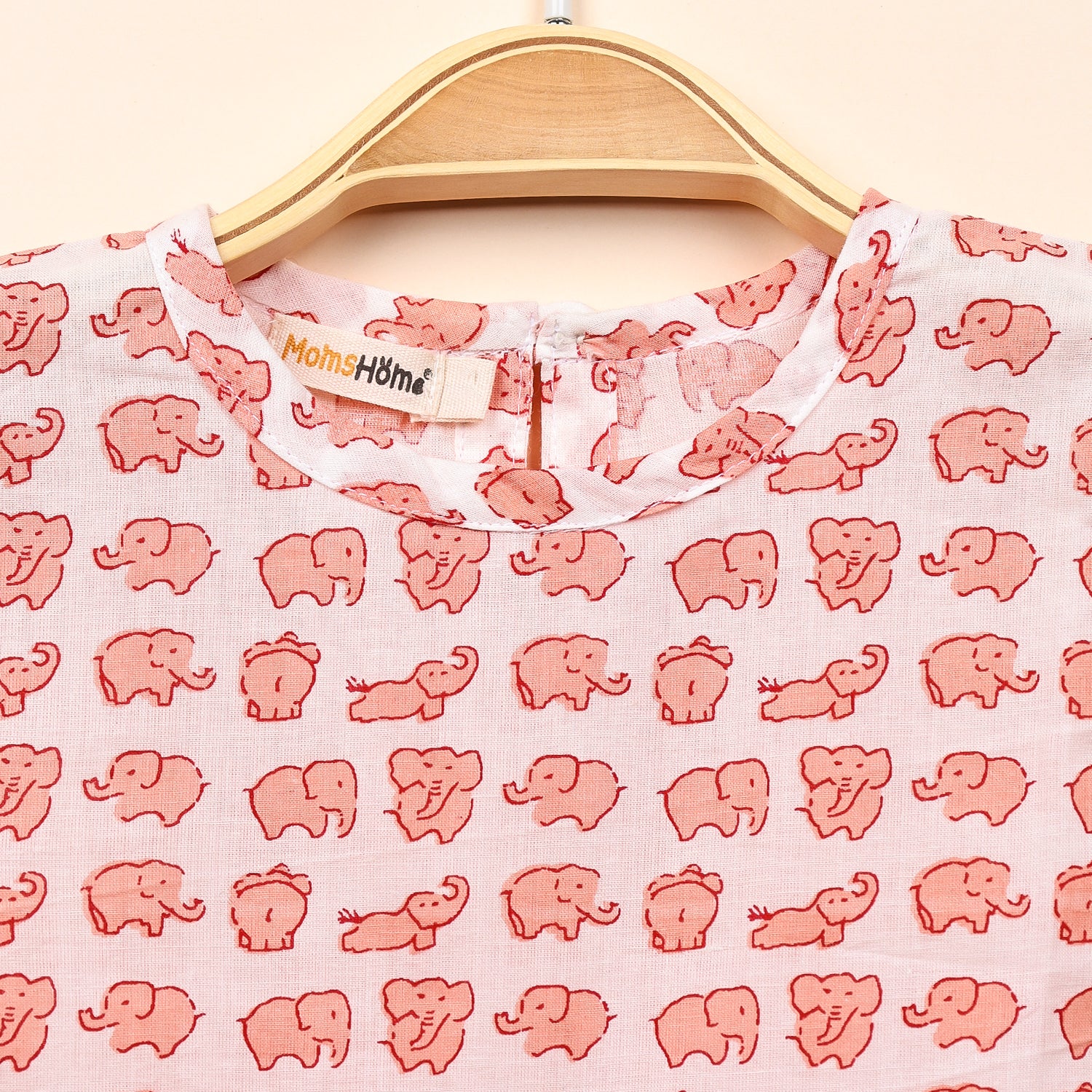 Baby Girl Organic Cotton Sleeveless Frock | Elephant - Image 6