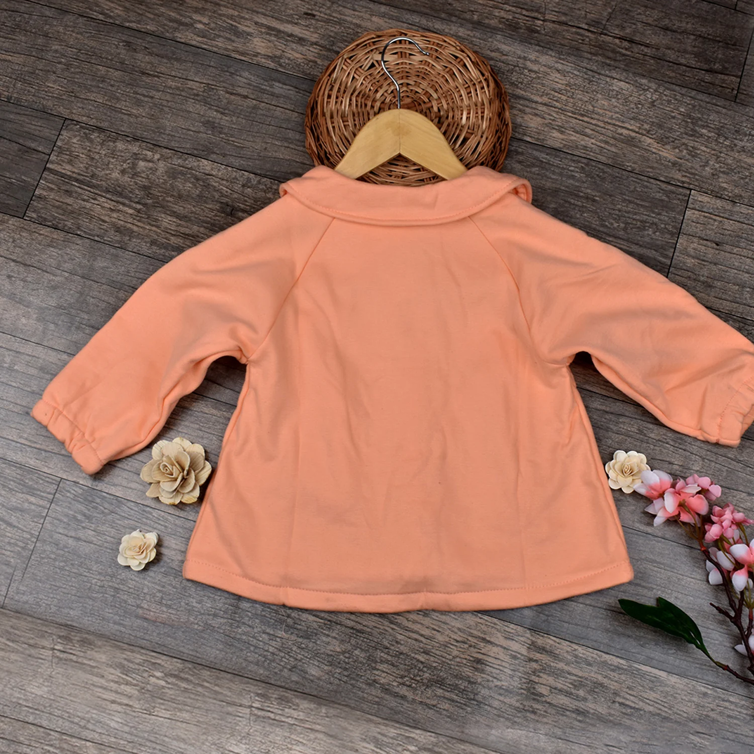 Baby girl  Organic Cotton Woolen Jacket cum overcoat  - Pack of 1 - Image 3