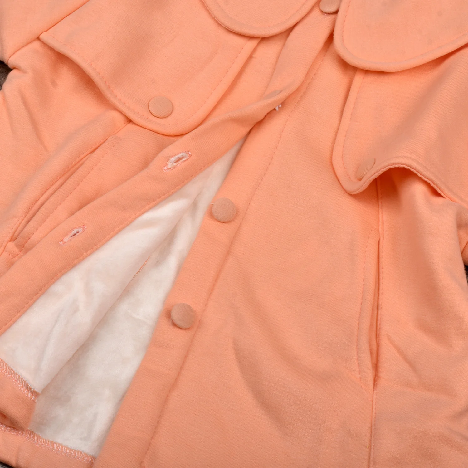 Baby girl  Organic Cotton Woolen Jacket cum overcoat  - Pack of 1 - Image 5