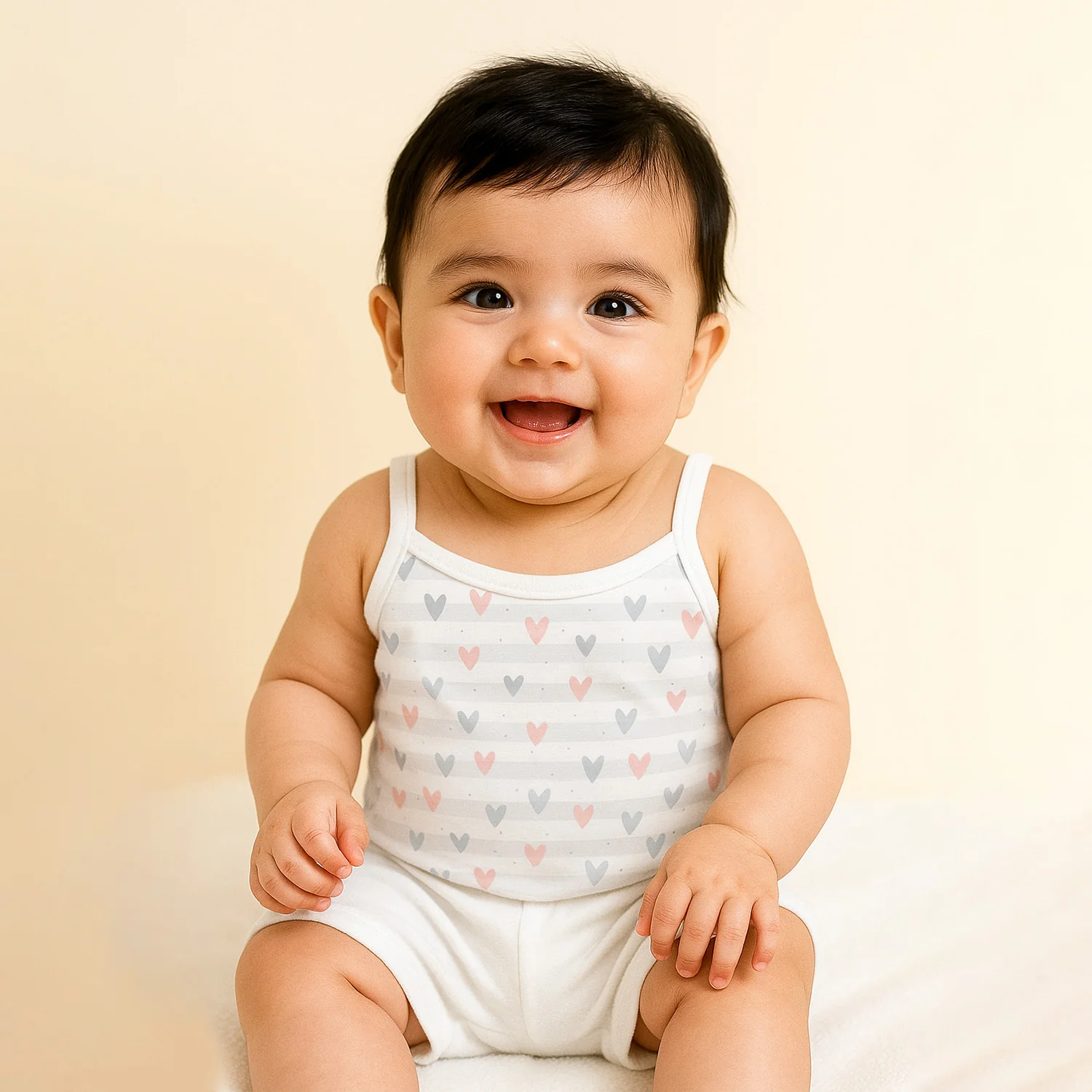 Baby Girl Vest | Soft Organic Cotton Sleeveless Top For Newborn, Infant & Toddler Girls | Pack of 1 - Image 3