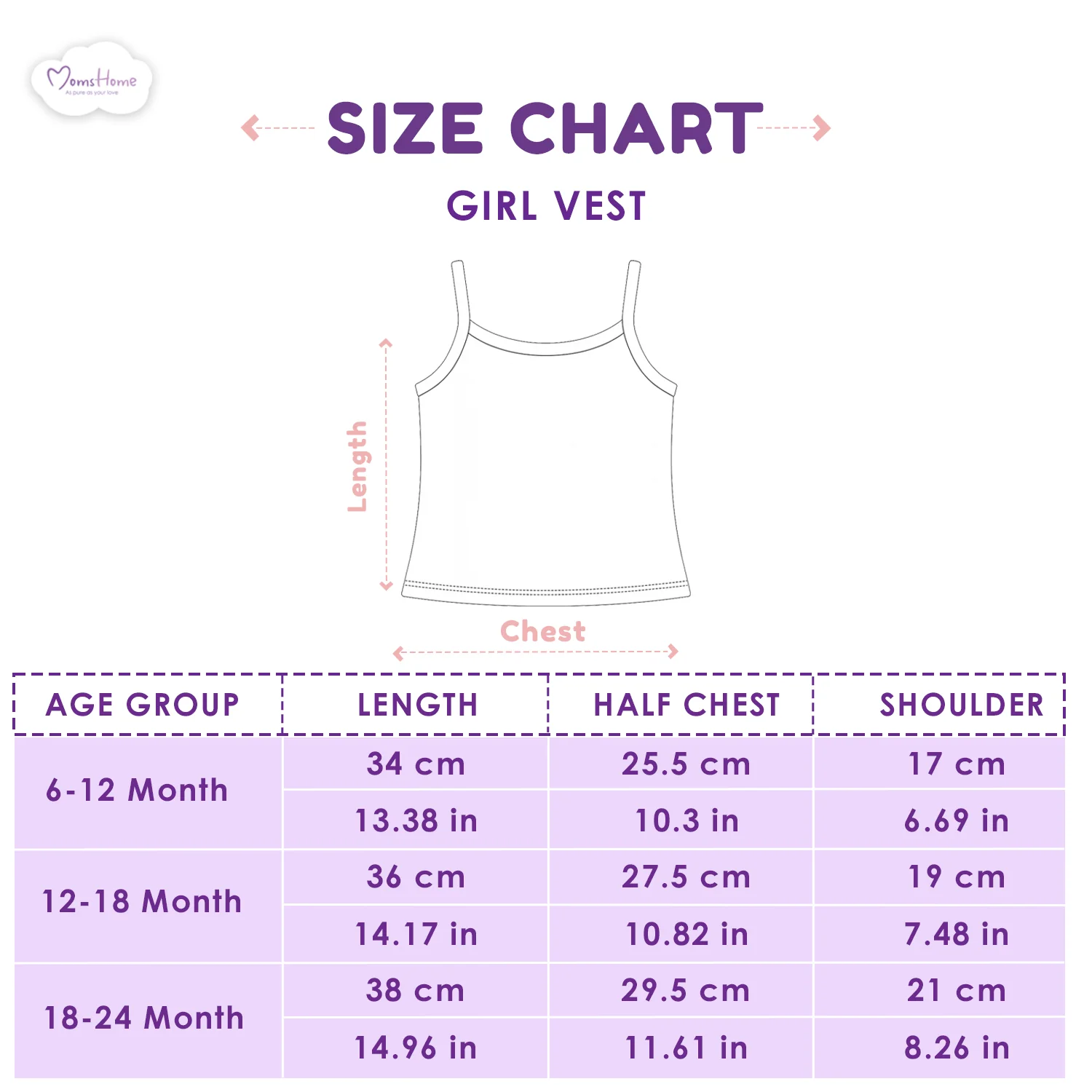 Baby Girl Vest | Soft Organic Cotton Sleeveless Top For Newborn, Infant & Toddler Girls | Pack of 1 - Image 5
