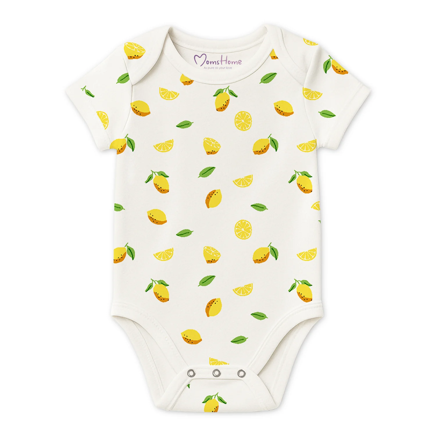 Baby Home Coming Outfit Set | Baby Shower Gift Hamper | Baby Essential Clothes Set | Lemon | 0-6 Months | Pack of 5 - Image 3
