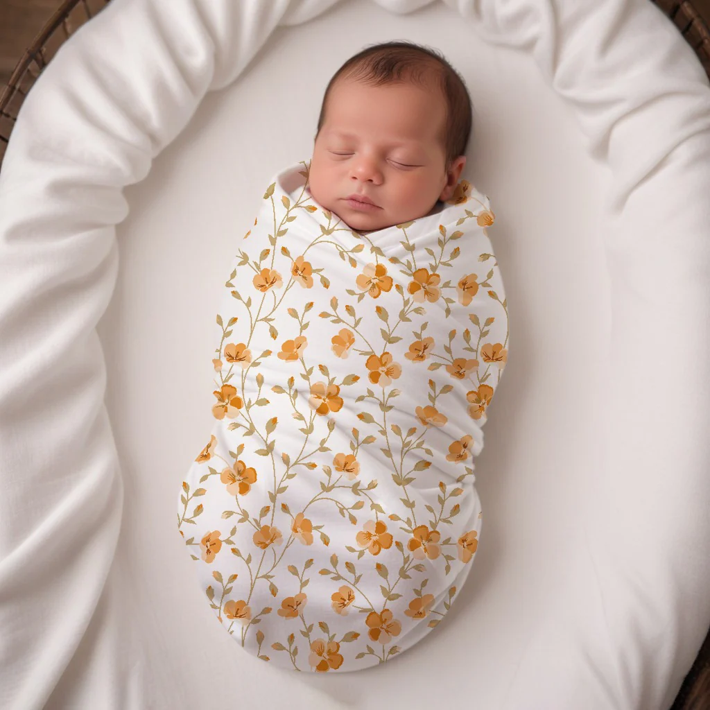 Baby Muslin Swaddle | 100x100 CM | Pack of 1 | Bloom - Image 4