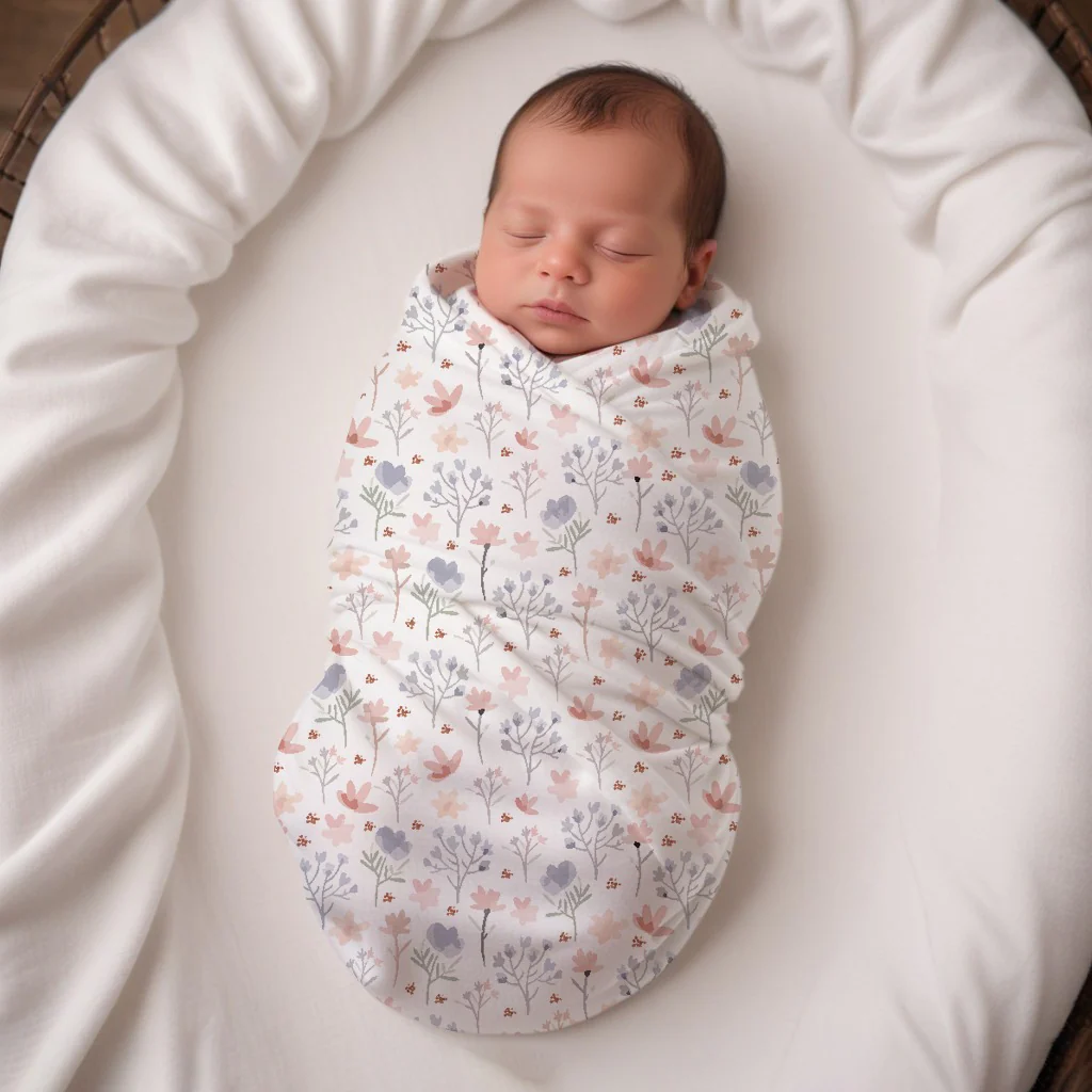 Baby Muslin Swaddle | 100x100 CM | Pack of 1 | Blossom - Image 4