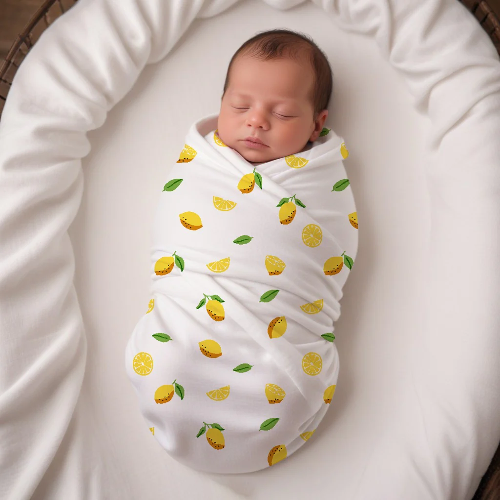 Baby Muslin Swaddle | 100x100 CM | Pack of 1 | Lemon - Image 5