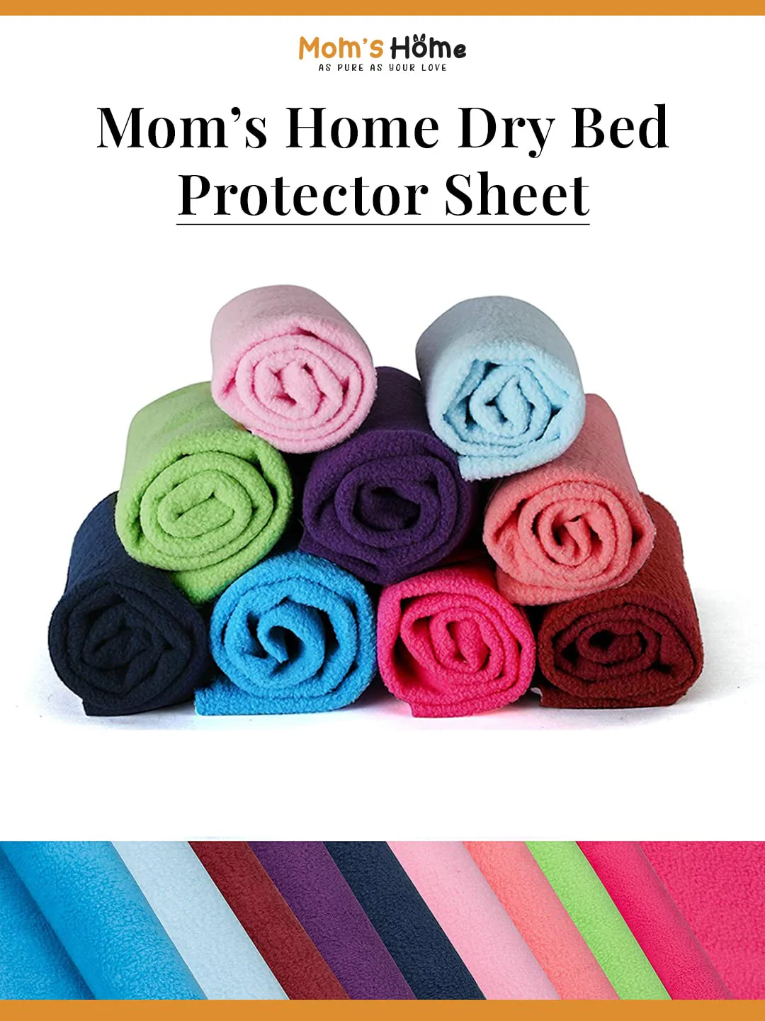 Baby Nappy Muslin Combo 1 Drysheet, 3 Muslin Nappy - Multicolor - 0-12 Months - Image 6
