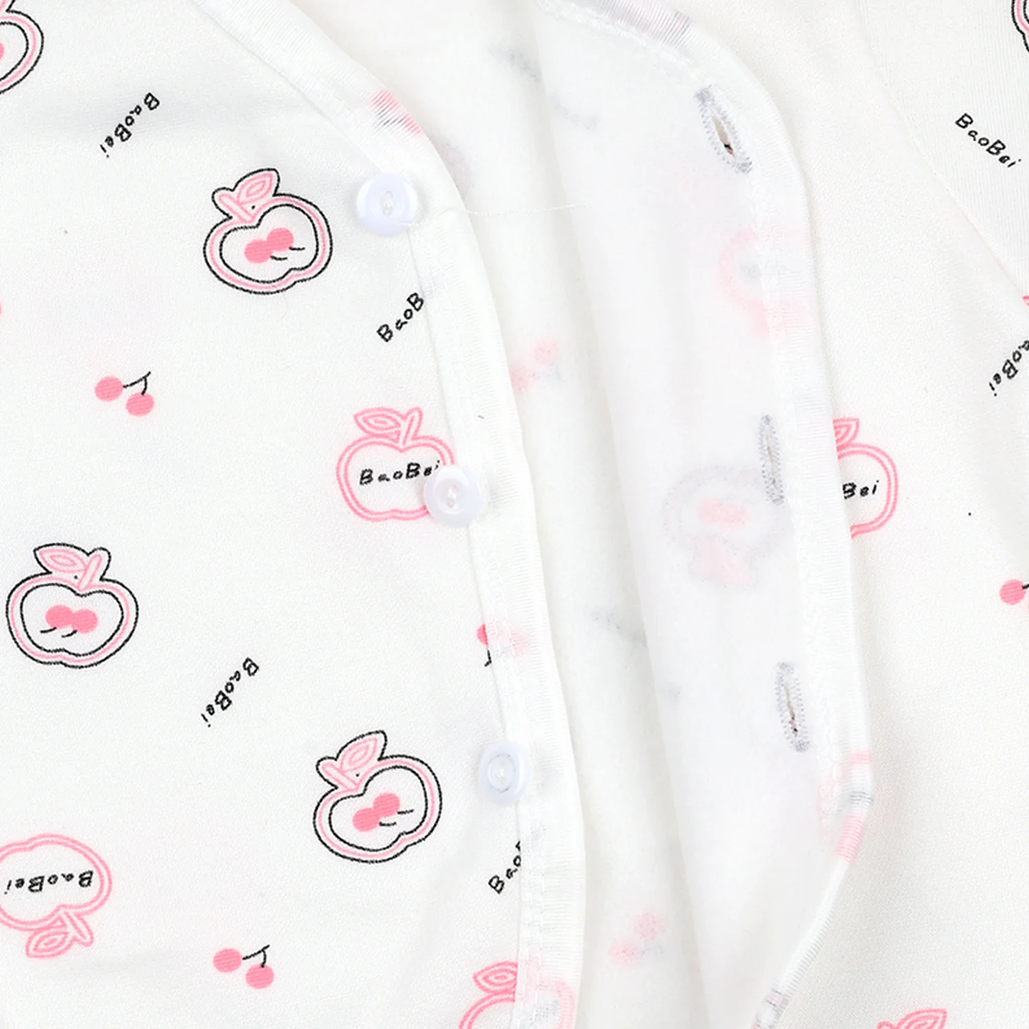 Baby Organic Cotton 5 Piece Warm Co-ord Set | 3-6 Months| Apple | Pink - Image 3