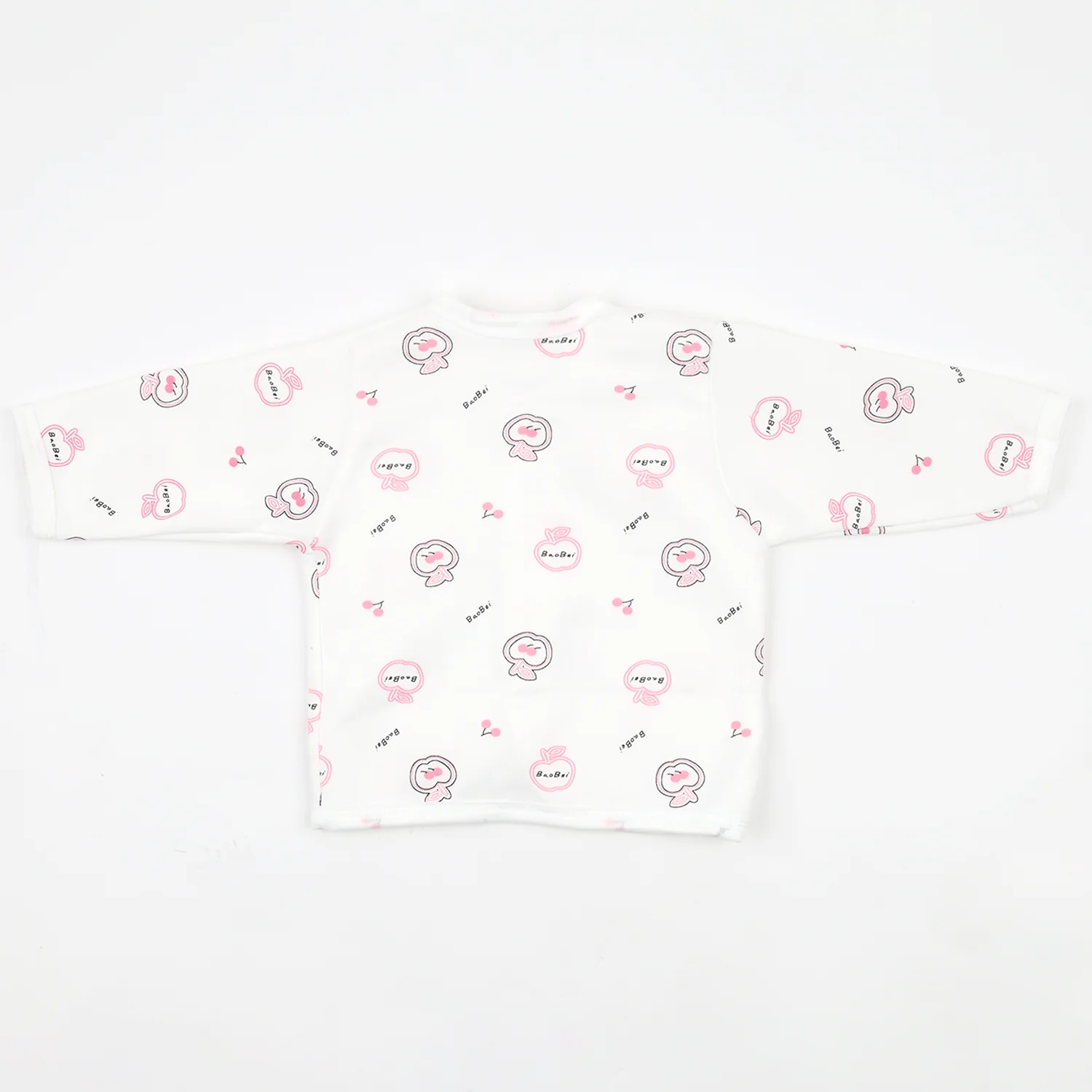 Baby Organic Cotton 5 Piece Warm Co-ord Set | 3-6 Months| Apple | Pink - Image 4
