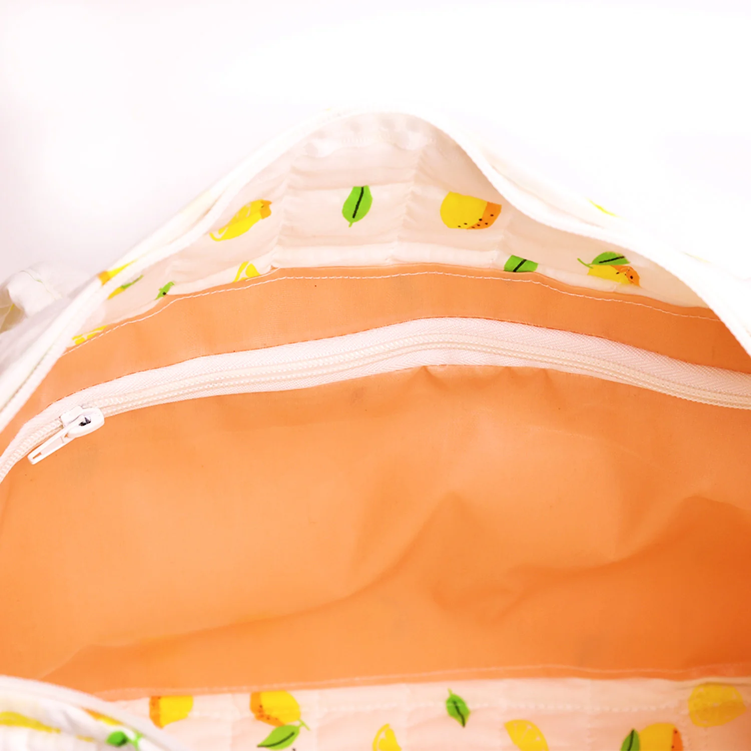 Baby Organic Cotton Diaper Carry Bag For Mothers | Lemon - Image 3
