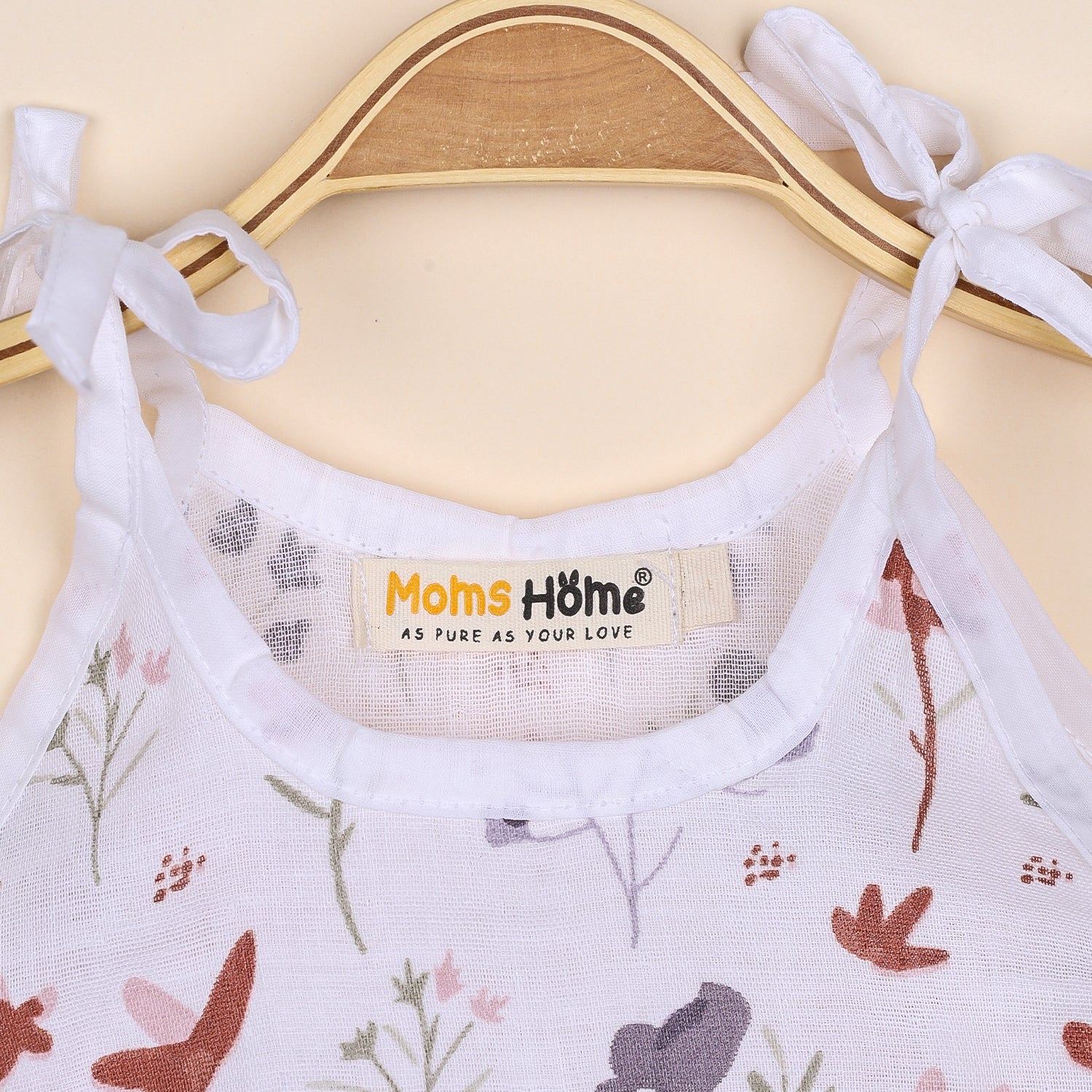 Baby Organic Cotton Knot type Jhabla | Blossom - Image 5