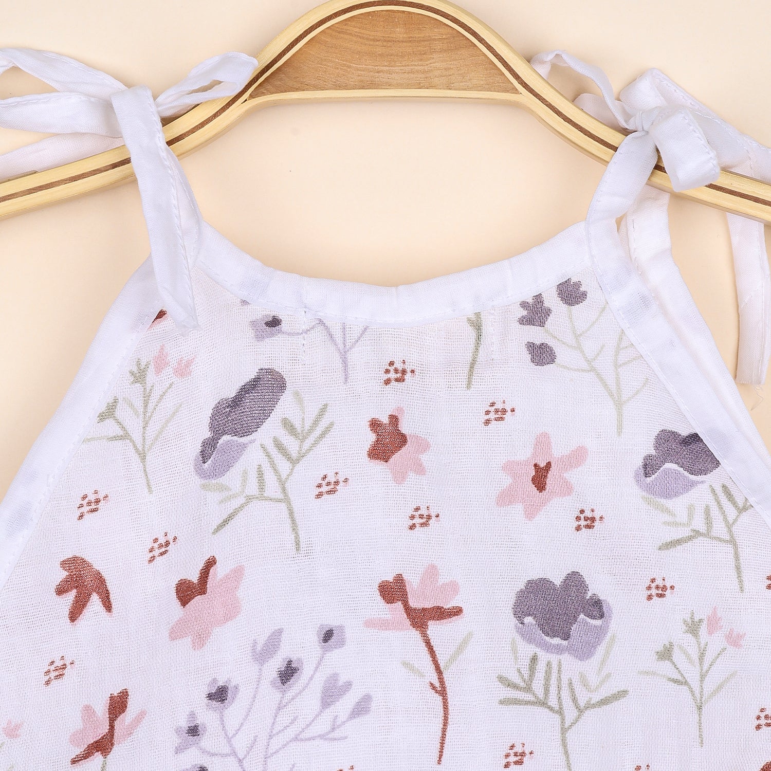 Baby Organic Cotton Knot type Jhabla | Blossom - Image 6