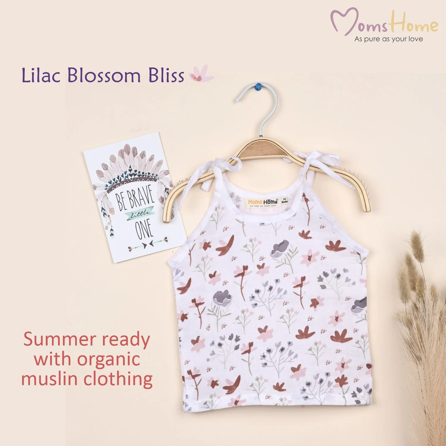 Baby Organic Cotton Knot type Jhabla | Blossom - Image 8