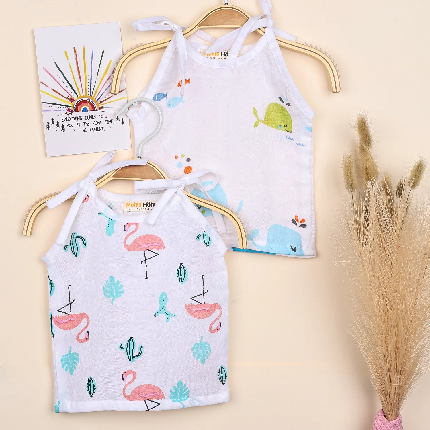Baby Organic Cotton Knot type Jhabla | Pack of 2 - Image 2