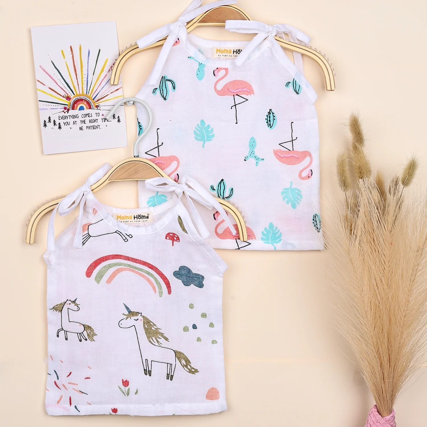 Baby Organic Cotton Knot type Jhabla | Pack of 2 - Image 3