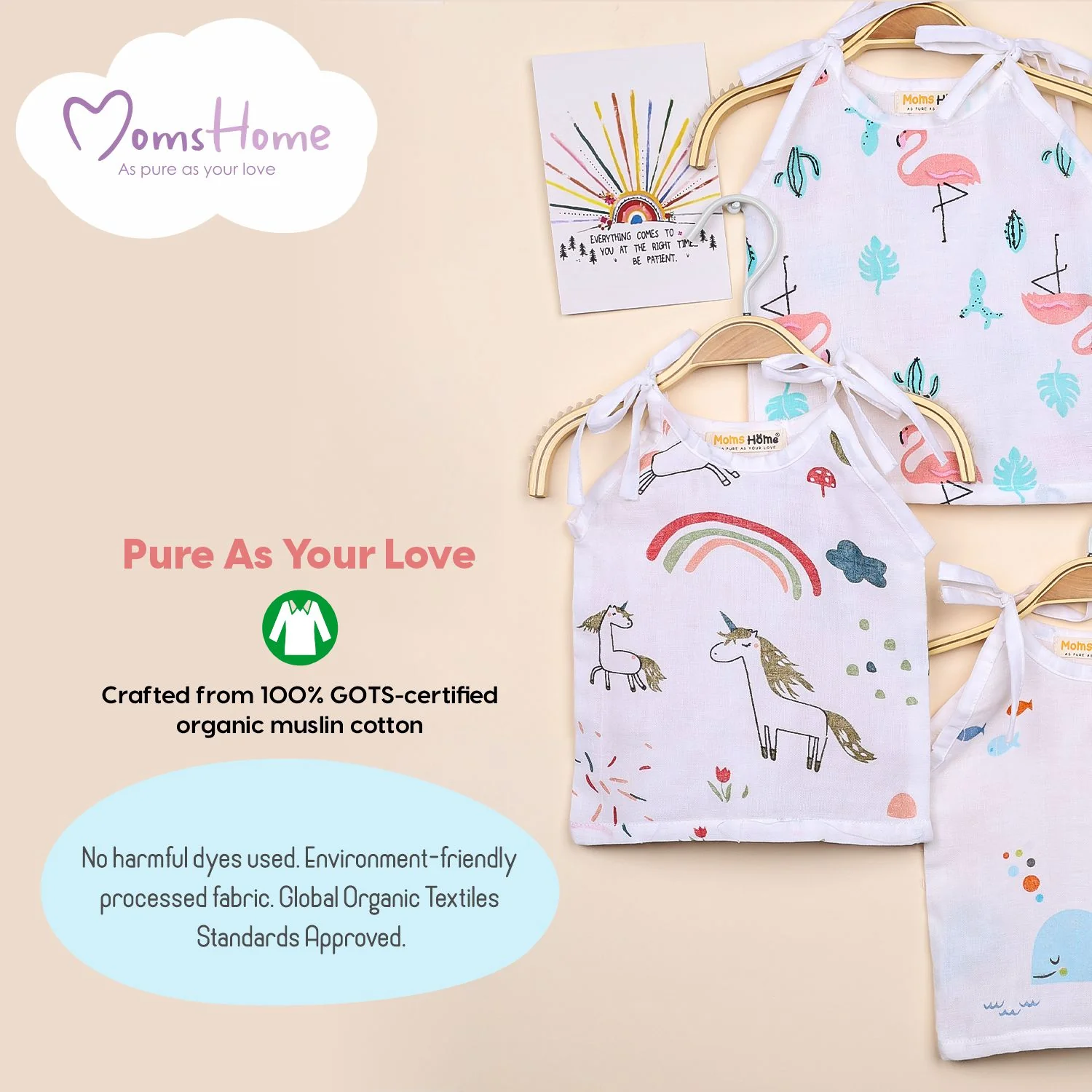 Baby Organic Cotton Knot type Jhabla | Pack of 2 - Image 8