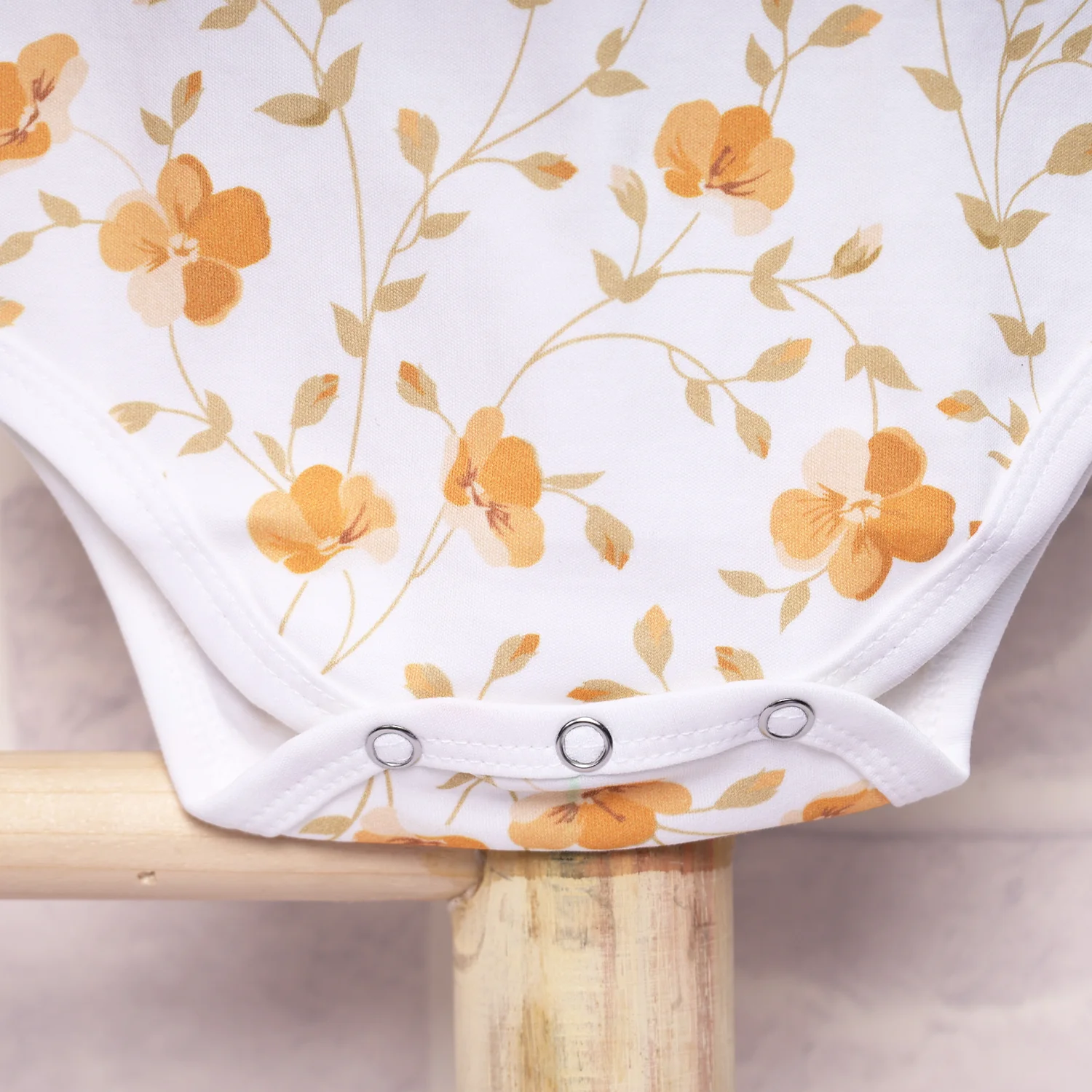 Baby Organic Cotton Onesie | Bloom, Blossom | Pack of 2 - Image 4