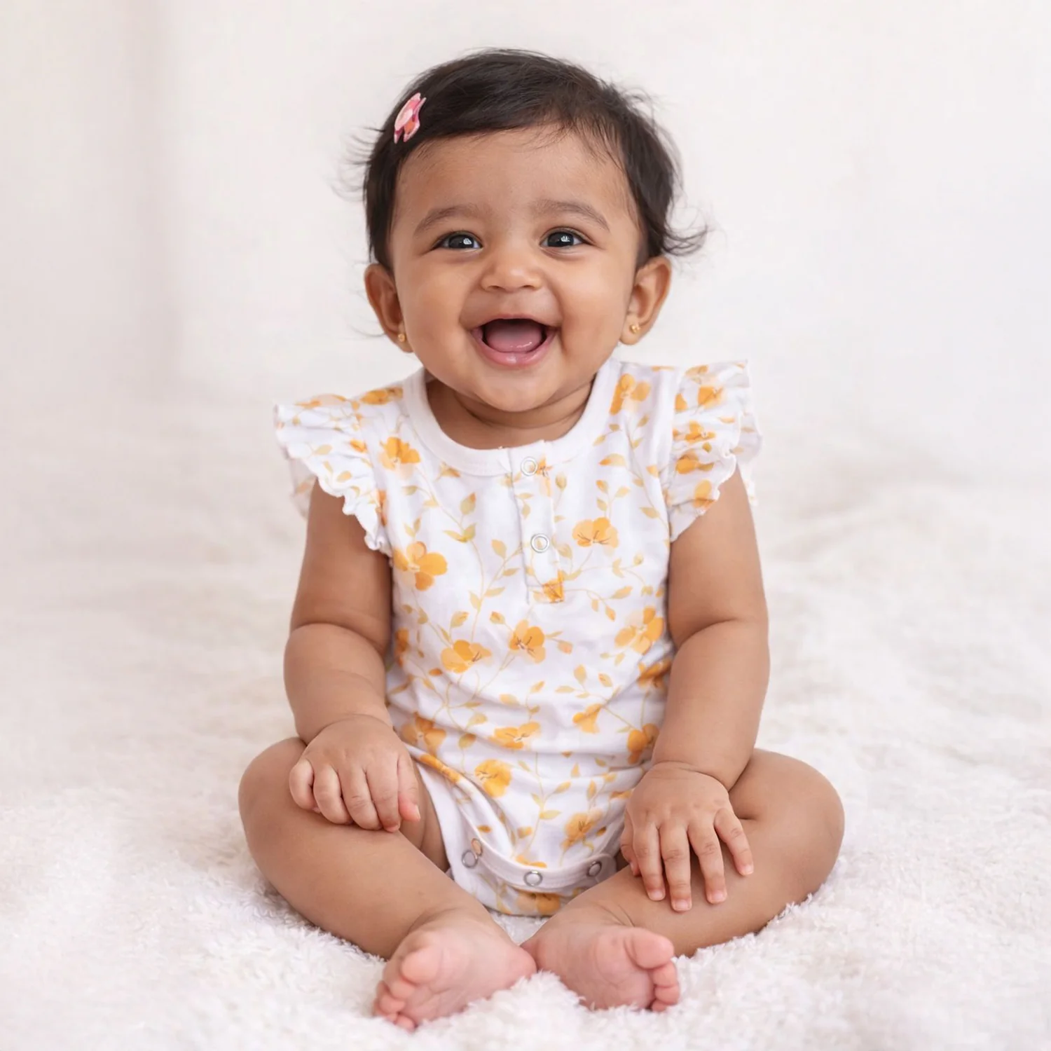 Baby Organic Cotton Onesie | Bloom, Blossom | Pack of 2 - Image 6