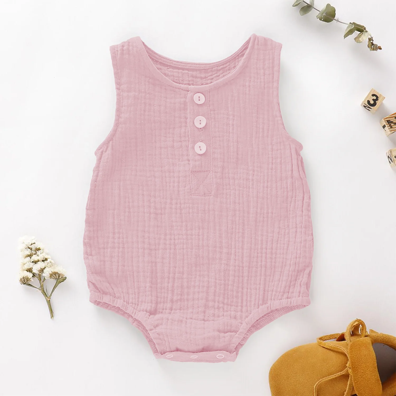 Baby Organic Cotton Onesie | Pack of 1 - Image 10