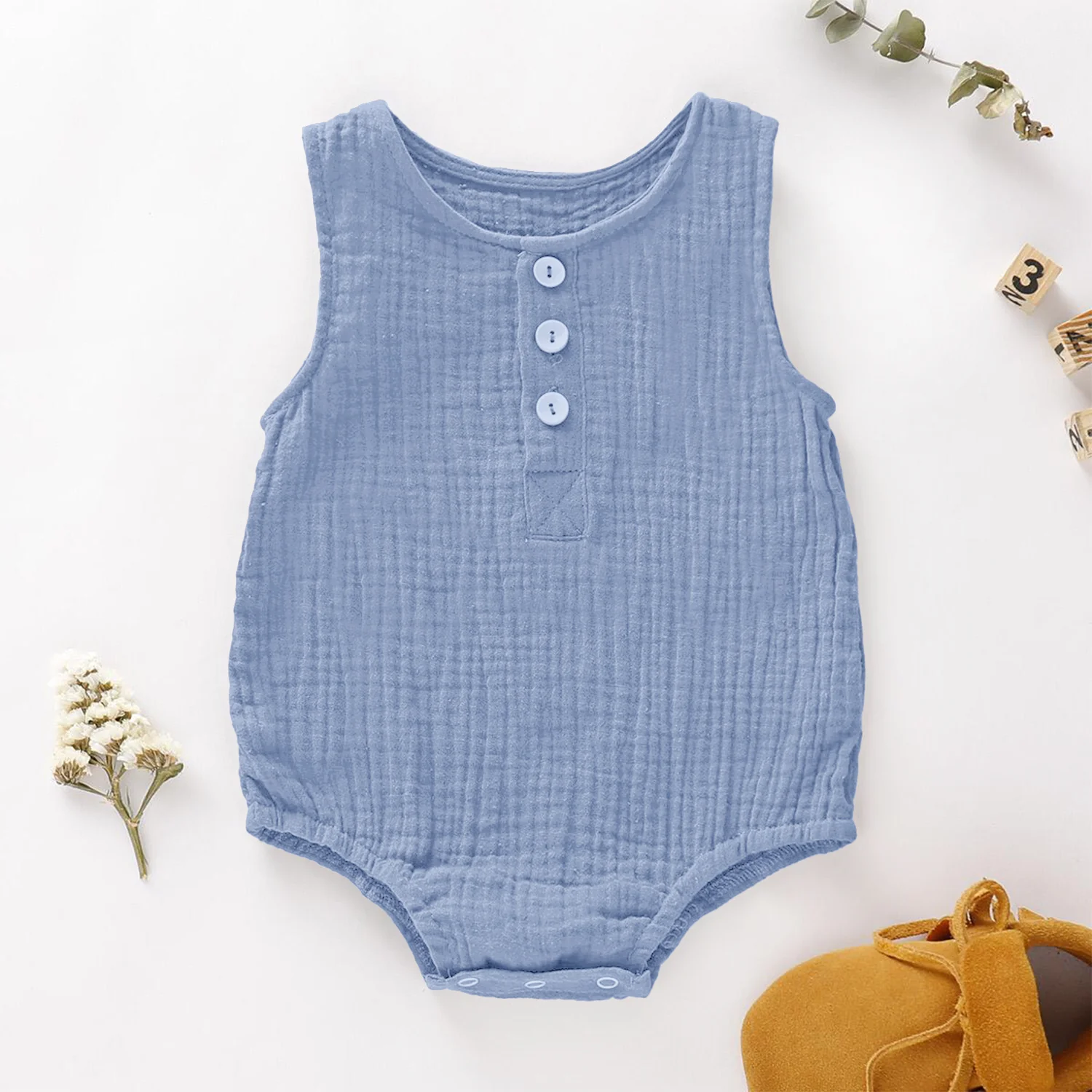 Baby Organic Cotton Onesie | Pack of 1 - Image 4