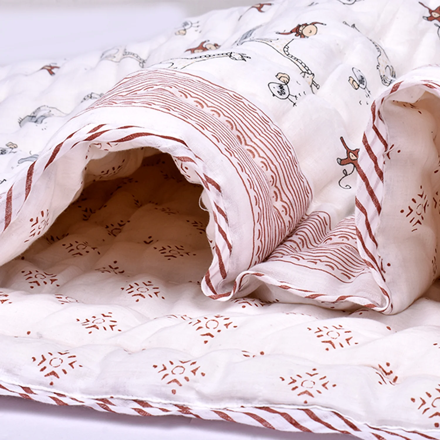 Baby Quilt - Jungle Safari Print- 0-5 Years - 100*150* 5 Cms - Image 4