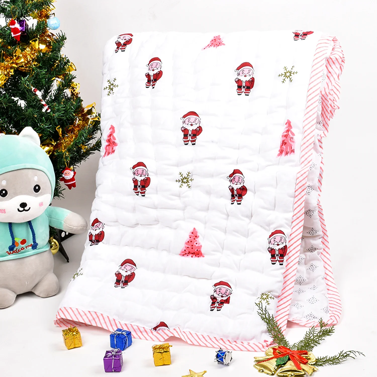 Baby Quilt Organic Cotton | Blanket | 100x150 CM | 0-5 Year | Pack of 1 - Image 18