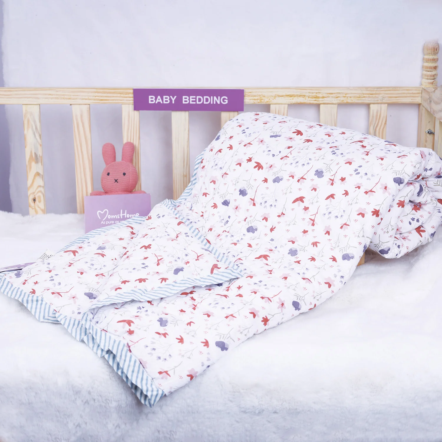 Baby Quilt Organic Cotton | Blanket | 100x150 CM | 0-5 Year | Pack of 1 - Image 21