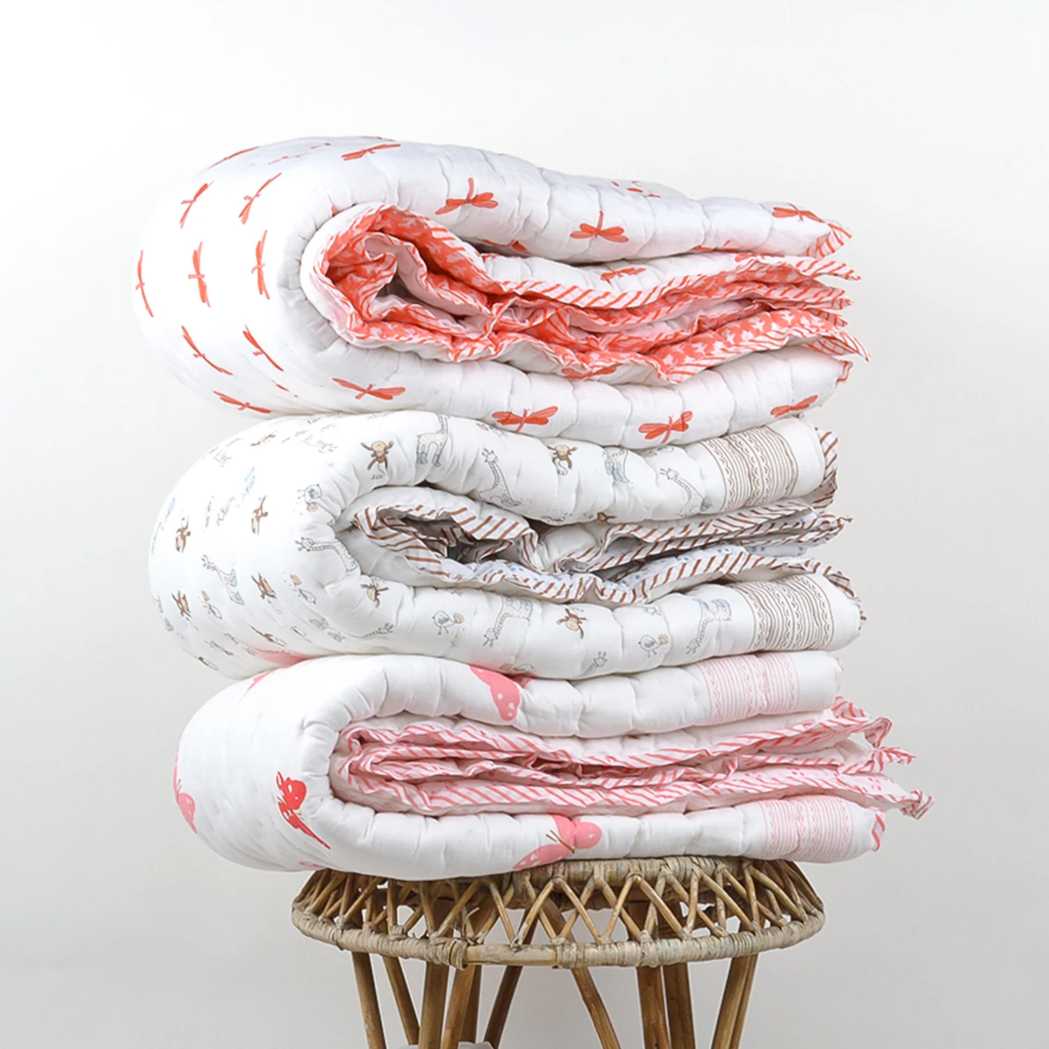Baby Quilt Organic Cotton | Blanket | 100x150 CM | 0-5 Year | Pack of 1 - Image 5