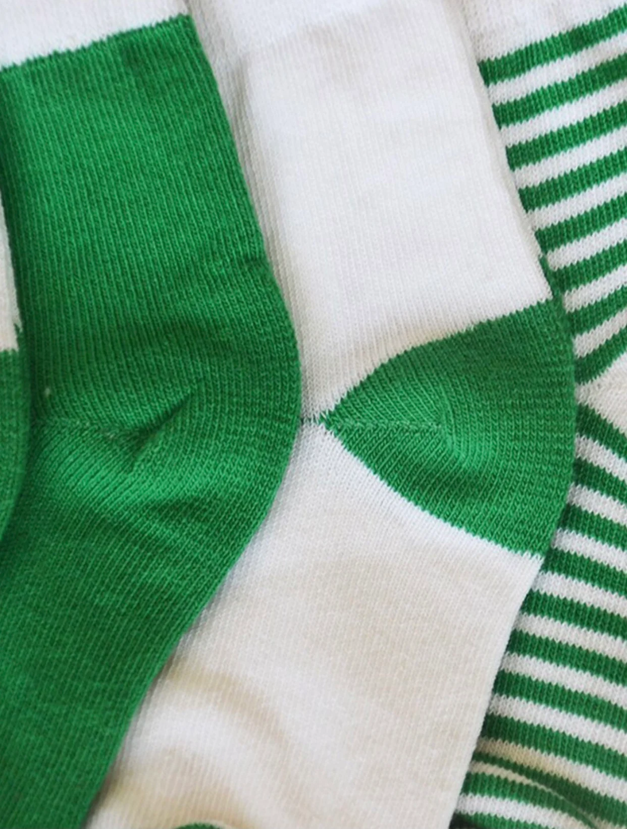 Baby Winter Terry Socks- 12-24 Months - Pack of 5 Pairs Green - Image 3