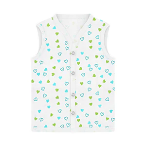 Baby Unisex Organic Cotton Muslin Jhabla - Pack of 3 - Image 8