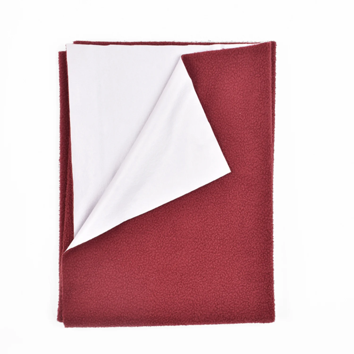 Baby Waterproof Protector Dry Sheet for new born - Medium- Pack of 2 ( 70x100 cm )Navy and Maroon - Image 4