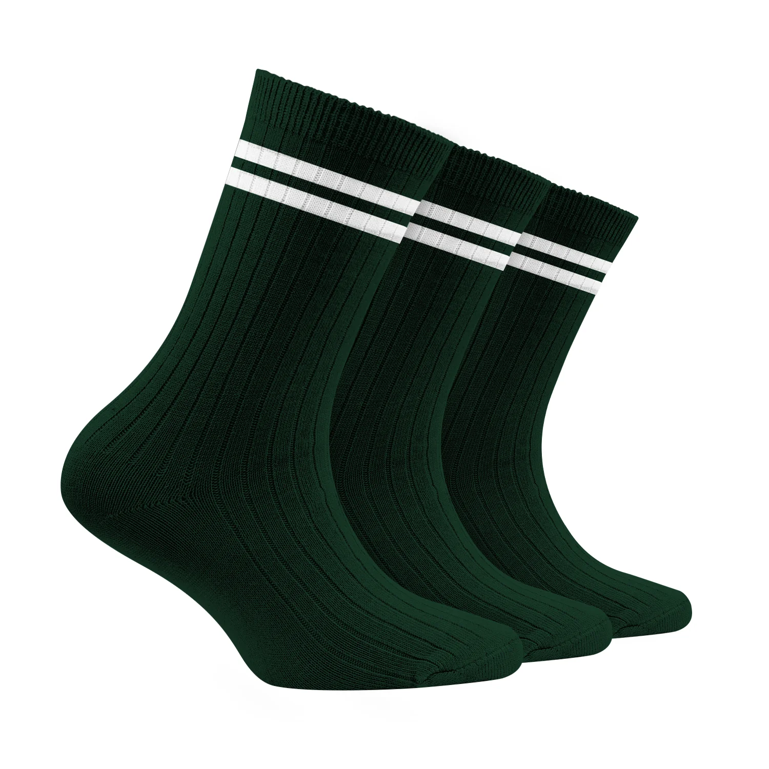 Bamboo Anti-Odour Ribbed Socks for Kids| Anti-Bacterial | Smell Free & Breathable | Hypoallergenic | Moisture-Wicking | Pack of 3 - Image 12