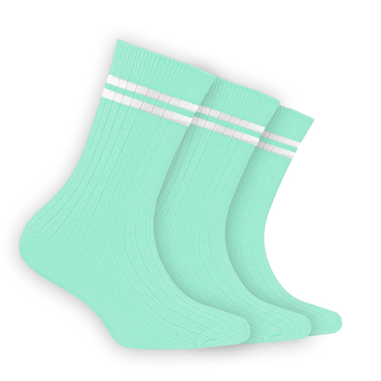 Bamboo Anti-Odour Ribbed Socks for Kids| Anti-Bacterial | Smell Free & Breathable | Hypoallergenic | Moisture-Wicking | Pack of 3 - Image 17