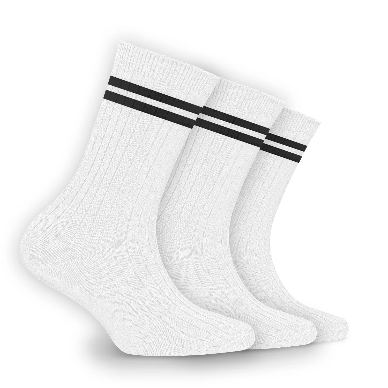 Bamboo Anti-Odour Ribbed Socks for Kids| Anti-Bacterial | Smell Free & Breathable | Hypoallergenic | Moisture-Wicking | Pack of 3 - Image 18