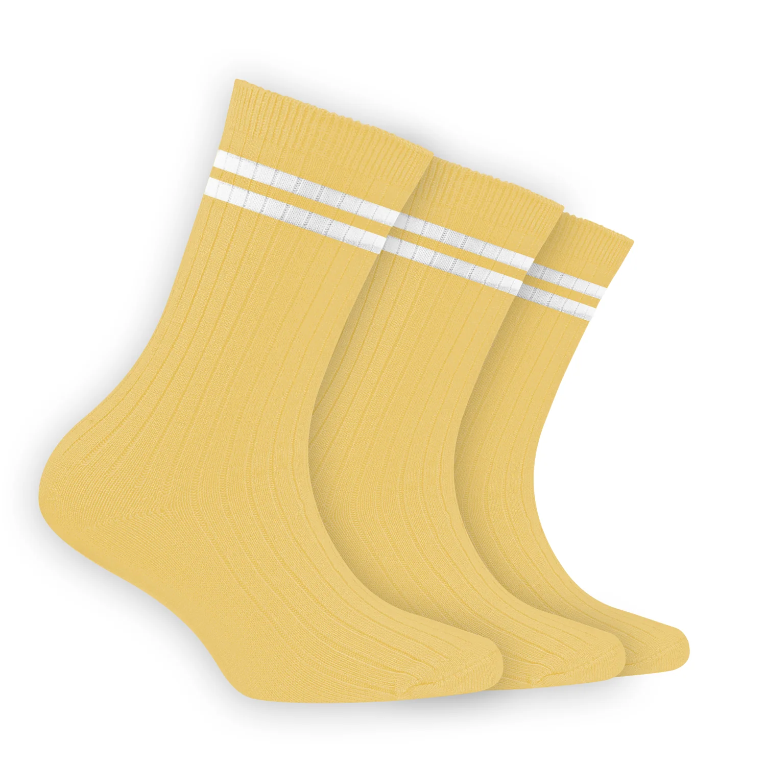 Bamboo Anti-Odour Ribbed Socks for Kids| Anti-Bacterial | Smell Free & Breathable | Hypoallergenic | Moisture-Wicking | Pack of 3 - Image 19