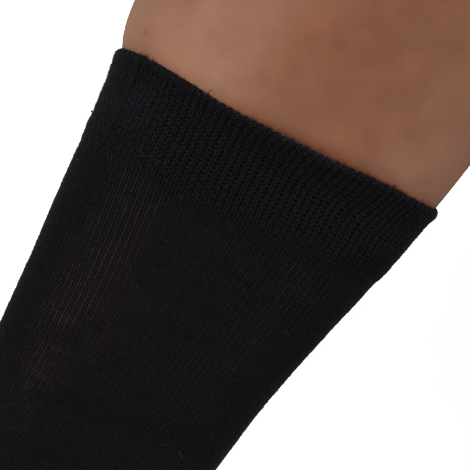Kids Organic Cotton School Socks - Unisex - Calf length- Pack of 3 (Black)- Extra soft and Breathable - Image 4