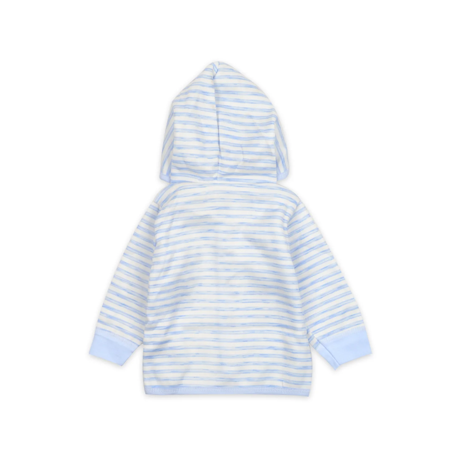 Baby Organic Cotton Hoody Warm Co-ord Set- Blue | 3-6 Months | Star - Image 4