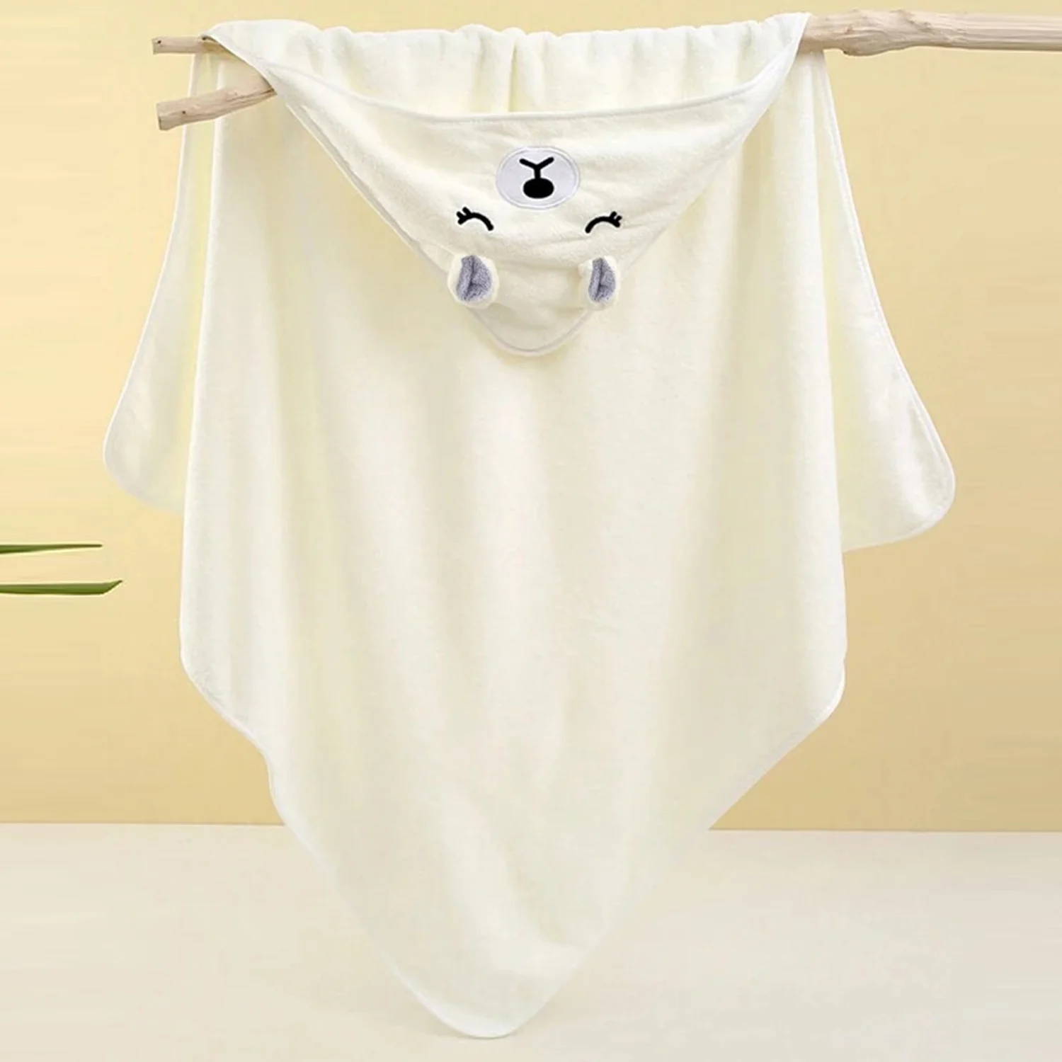 Designer Hooded Bath Towel | 80x80 Cm | 0-18 Months | Pack of 1 - Image 7