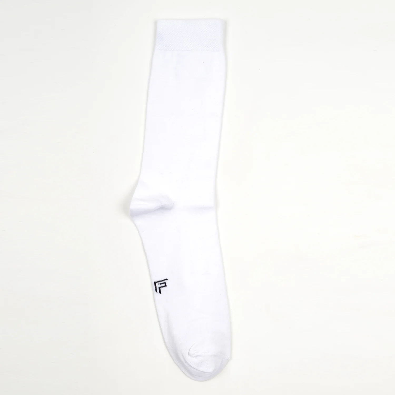 Footprints Men's Formal Organic Cotton & Bamboo Odour free Socks White Pack Of 3 - Image 6
