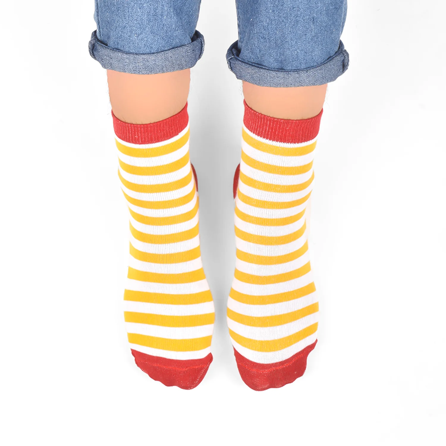 Organic Cotton & Bamboo Socks For Women -Strips |Pack of 3| - Image 2