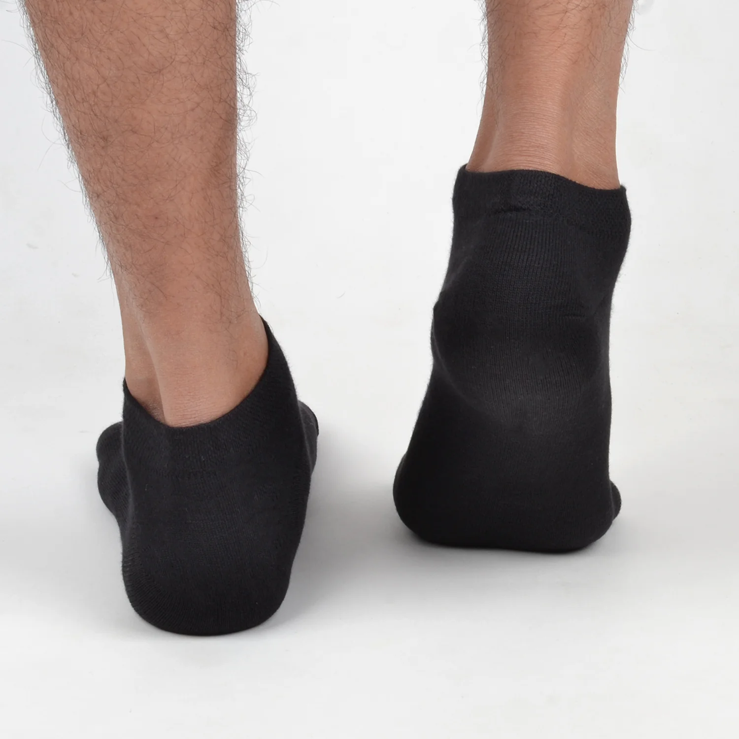 FOOTPRINTS Unisex Solid Cotton Formal & Ankle-Length Socks -Pack Of 3 - Image 3